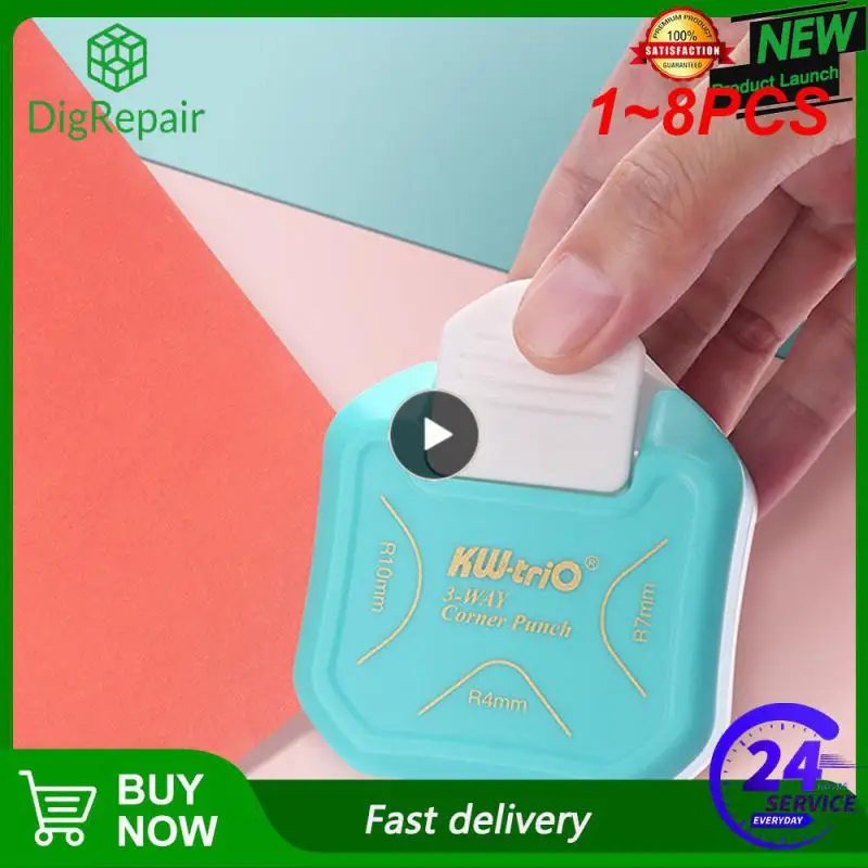 1~8PCS 3-in-1 Corner Rounder border punches for scrapbooking Mini Corner Cutter R4/R7/R10mm Circle Trimmer Punch Office
1~8PCS 3-in-1 Corner Rounder border punches for scrapbooking Mini Corner Cutter R4/R7/R10mm Circle Trimmer Punch Office