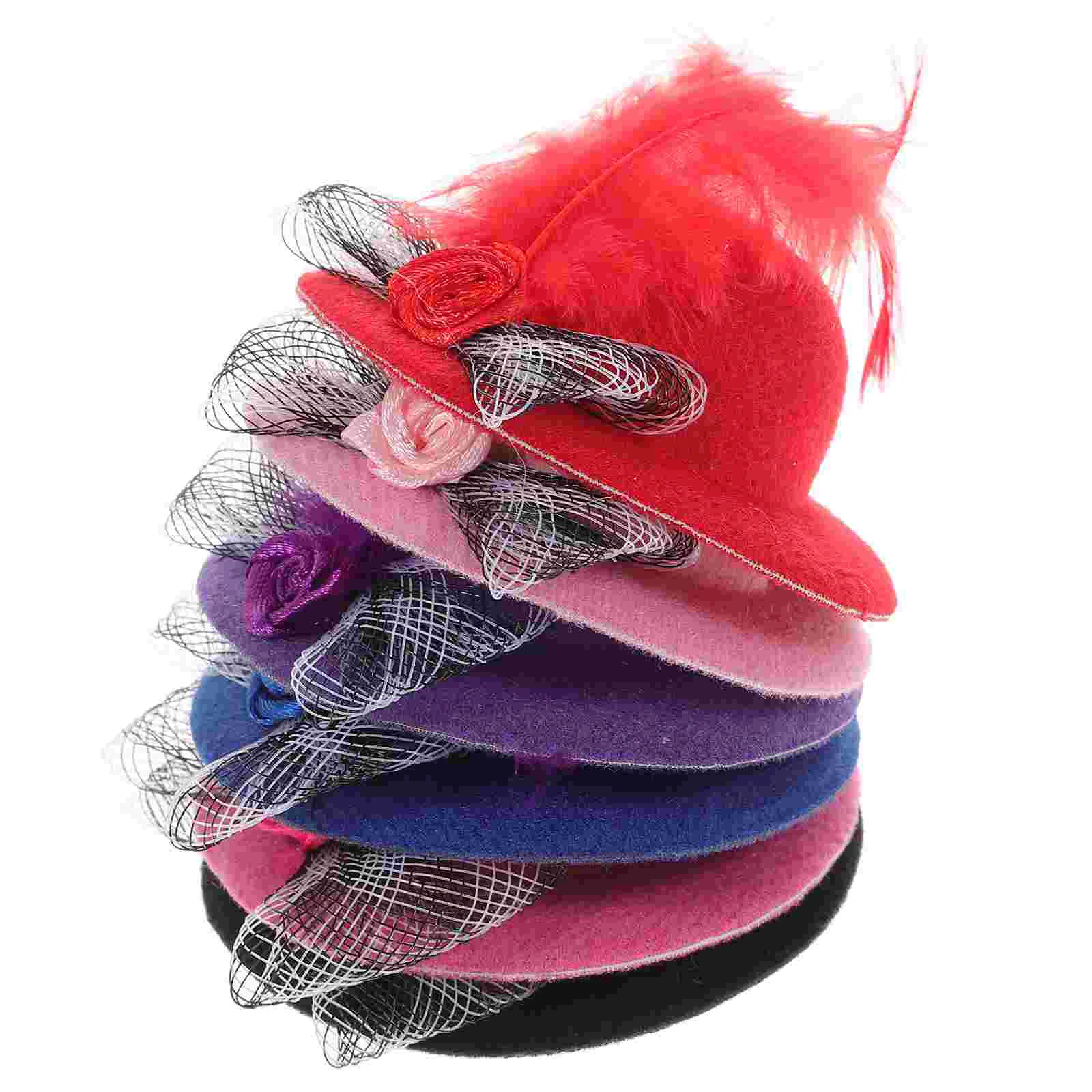 6 Pcs Girl Dolls Miniature Hats Tea Party Little Girls Tiny Craft Small Women DIY Adults
6 Pcs Girl Dolls Miniature Hats Tea Party Little Girls Tiny Craft Small Women DIY Adults