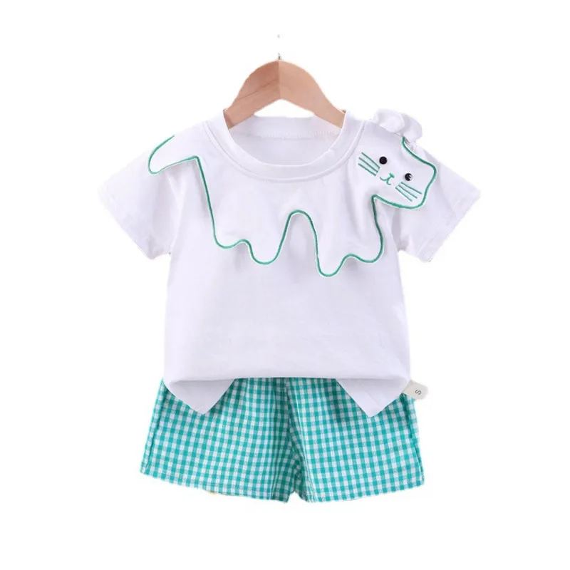 New Summer Baby Clothes Suit Children Girls Cute Fashion Casual T-Shirt Shorts 2Pcs/Sets Toddler Cotton Costume Kids Sportswear
New Summer Baby Clothes Suit Children Girls Cute Fashion Casual T-Shirt Shorts 2Pcs/Sets Toddler Cotton Costume Kids Sportswear