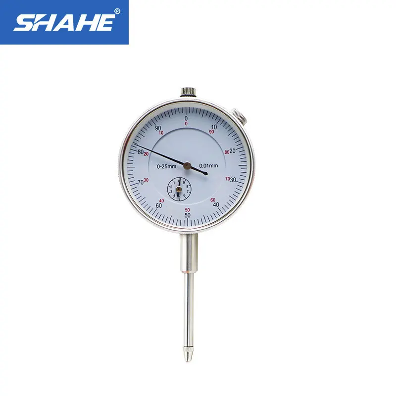 SHAHE 0.01mm 0-25 mm Metric Dial Indicator with back lug Dial Gauge 0-25 mm dial gauge indicator measuring tools
SHAHE 0.01mm 0-25 mm Metric Dial Indicator with back lug Dial Gauge 0-25 mm dial gauge indicator measuring tools
