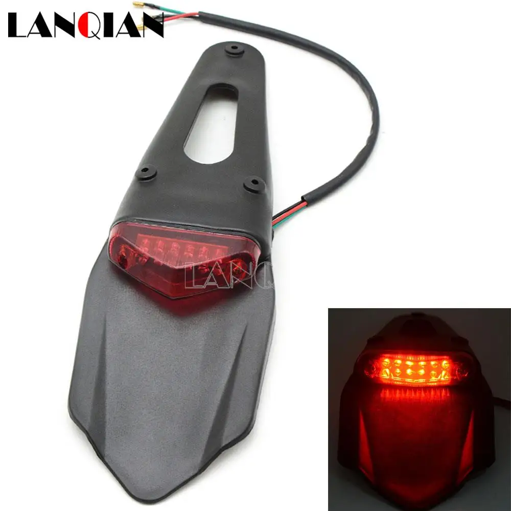 LED Taillight For Motorcycle Enduro Trial Dirt Bike LED Stop Light Rear Fender Tail Light Lamp For Yamaha Suzuki
LED Taillight For Motorcycle Enduro Trial Dirt Bike LED Stop Light Rear Fender Tail Light Lamp For Yamaha Suzuki