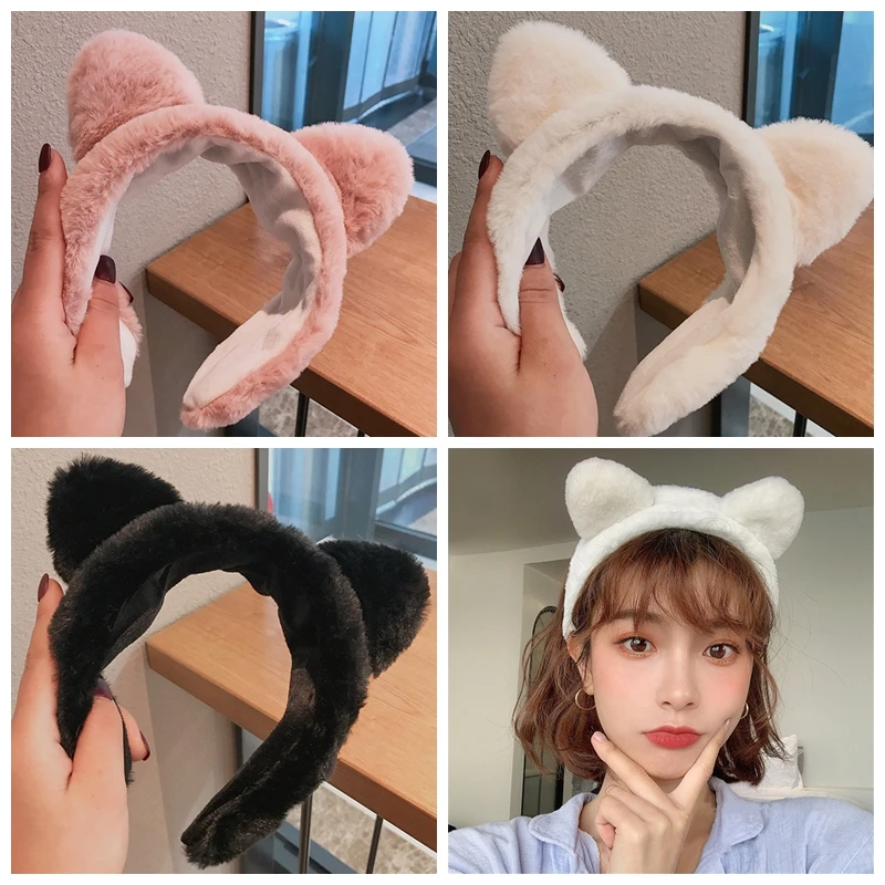 Cat Ears Headband Wash Face Headband Female Cute Girl Heart Wide-brimmed Plush Headband Hairpin Head Jewelry Simple 2022
Cat Ears Headband Wash Face Headband Female Cute Girl Heart Wide-brimmed Plush Headband Hairpin Head Jewelry Simple 2022