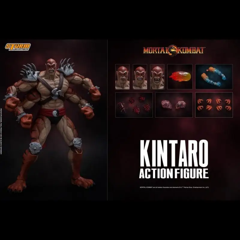 In Stock Original Storm Toys ST 1/12 Mortal Kombat kitaro 10inch Anime Action Figures Collection PVC Model Gift Toys
In Stock Original Storm Toys ST 1/12 Mortal Kombat kitaro 10inch Anime Action Figures Collection PVC Model Gift Toys