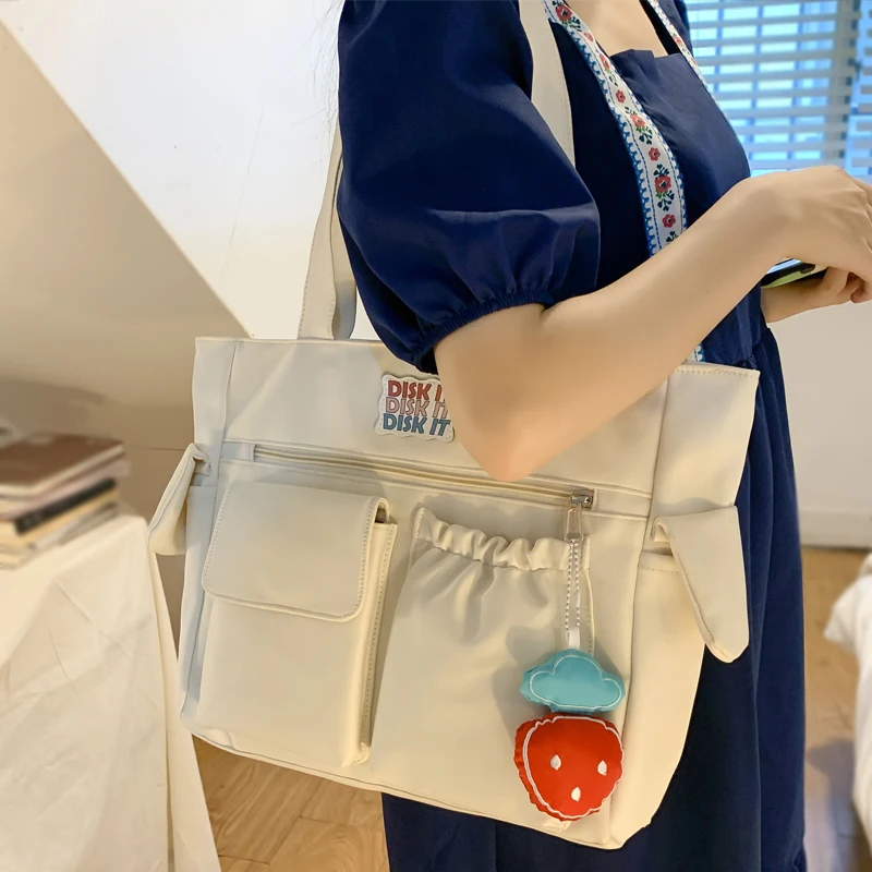 Joypessie Fashion Women Shoulder Bag for College Girls Bookbag Cute Casual Waterproof Make Up Bag Kawaii Summer Sweet Schoolbag
Joypessie Fashion Women Shoulder Bag for College Girls Bookbag Cute Casual Waterproof Make Up Bag Kawaii Summer Sweet Schoolbag