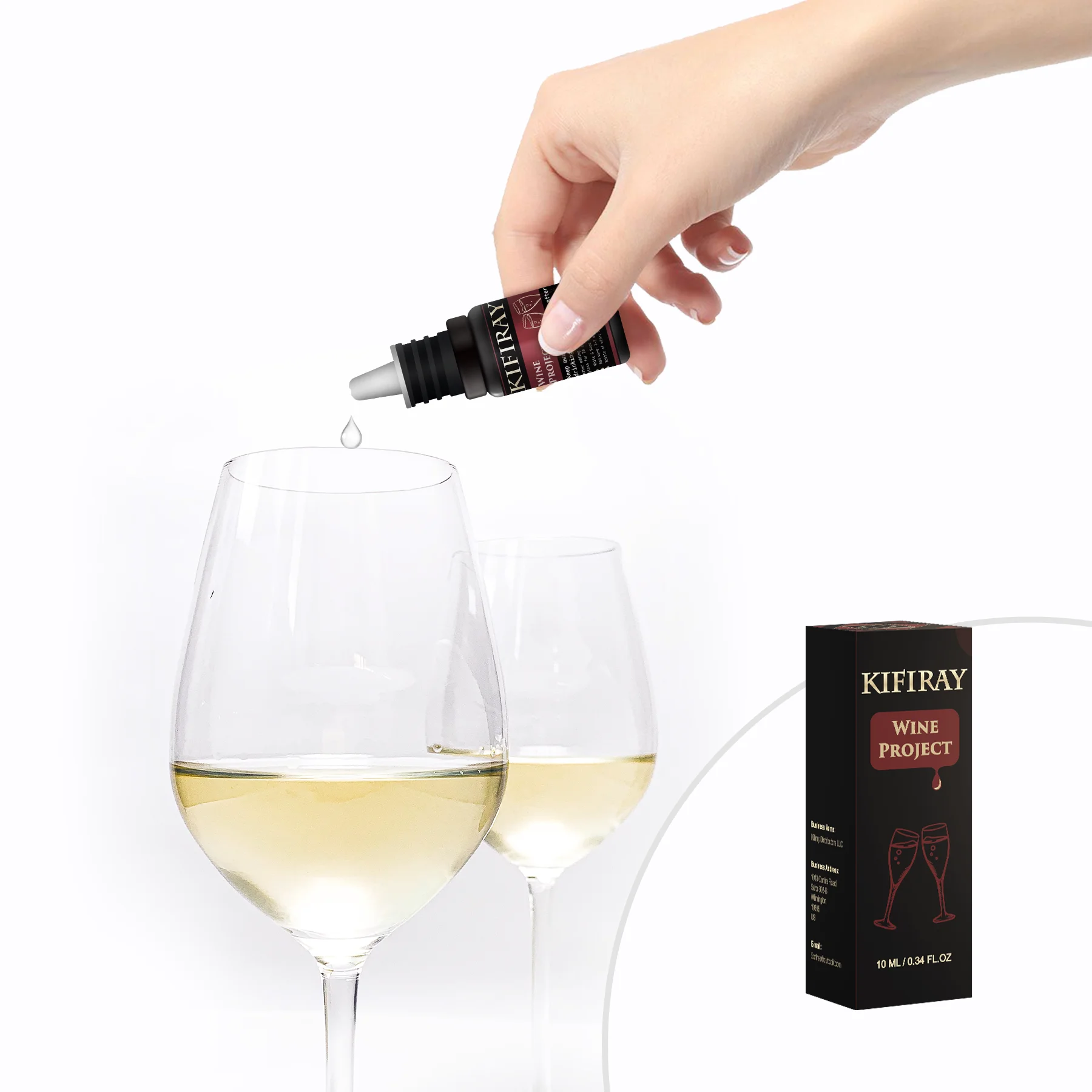 

Kifireay wine drops, remove sulfites and histamines from wine, stay away from headaches and allergies
