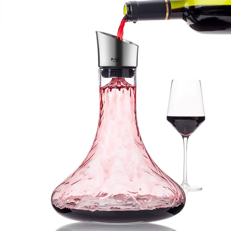 Large Wine Household Lead-free Crystal Glass Quick Decanter 1500ML Manual Wine Dispenser Pot Set Iceberg Decanter
Large Wine Household Lead-free Crystal Glass Quick Decanter 1500ML Manual Wine Dispenser Pot Set Iceberg Decanter