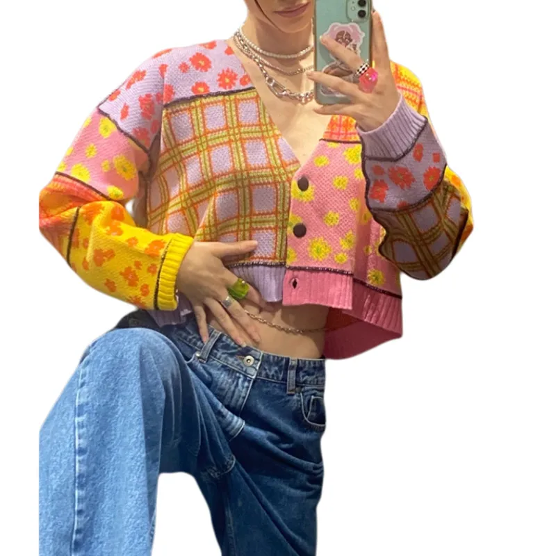 Sweater Woman Fall Winter 2022 Clothes Cardigans Coats Korean Fashion Vintage Fairy Grunge y2k Long Sleeve Crop Top Streetwear
Sweater Woman Fall Winter 2022 Clothes Cardigans Coats Korean Fashion Vintage Fairy Grunge y2k Long Sleeve Crop Top Streetwear