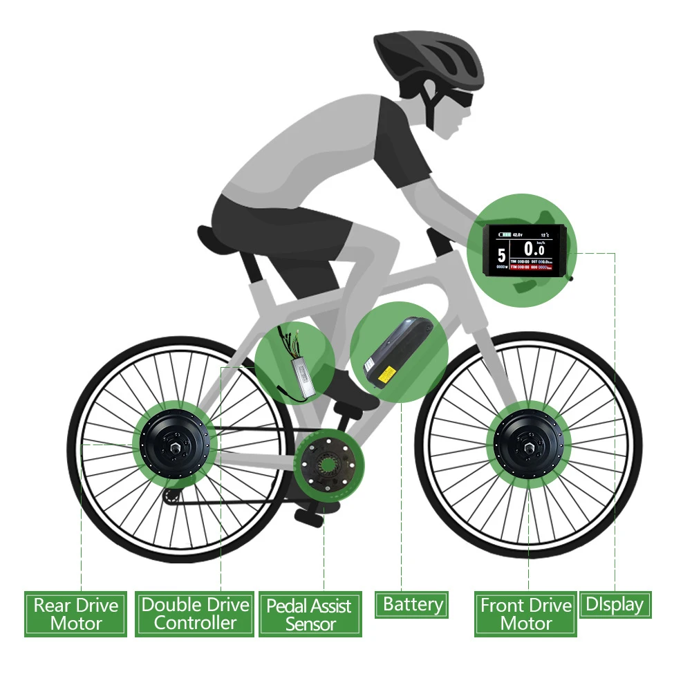 Ebike KT 36/48V 17A Double-Drive Controller For MTB Lithium Battery Conversion Waterproof Controller Electric Bicycle Parts
Ebike KT 36/48V 17A Double-Drive Controller For MTB Lithium Battery Conversion Waterproof Controller Electric Bicycle Parts