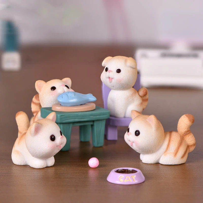 Cartoon Lovely Miniature Cat Figurine Ornament Model Fairy Micro Landscape Garden Decor Kids Toy DIY Gardend Decorative Crafts
Cartoon Lovely Miniature Cat Figurine Ornament Model Fairy Micro Landscape Garden Decor Kids Toy DIY Gardend Decorative Crafts
