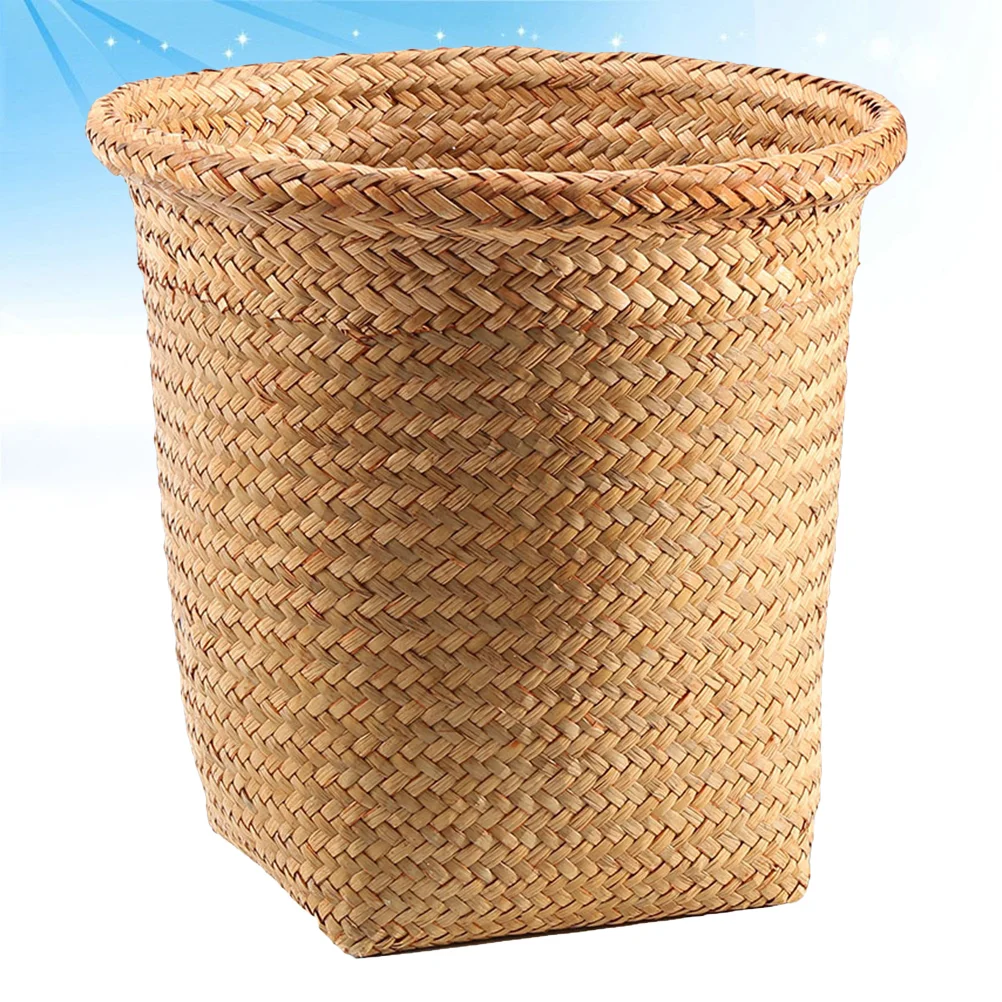 Woven Wastebasket Basket, Round Woven Trash Can Garbage Bin, Storage Organizer Laundry Storage Bucket Planter Basket
Woven Wastebasket Basket, Round Woven Trash Can Garbage Bin, Storage Organizer Laundry Storage Bucket Planter Basket