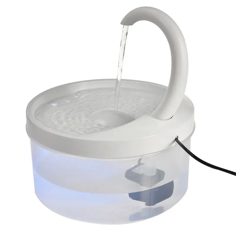 

Automatic Pet Cat Water Fountain With LED Lighting Filters 2L USB Dogs Cats Mute Drinker Feeder Bowl Drinking Dispenser