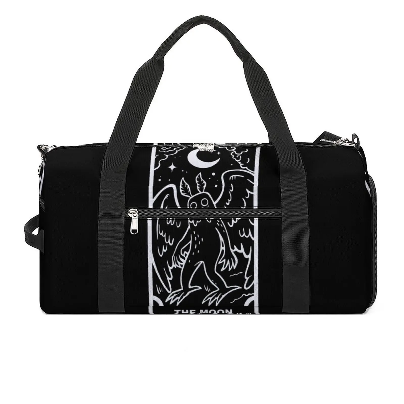 Mothman White Lines Gym Bag Cryptid Buzzfeed Unsolved Travel Training Sports Bags Men Pattern Retro Fitness Bag Weekend Handbags
Mothman White Lines Gym Bag Cryptid Buzzfeed Unsolved Travel Training Sports Bags Men Pattern Retro Fitness Bag Weekend Handbags