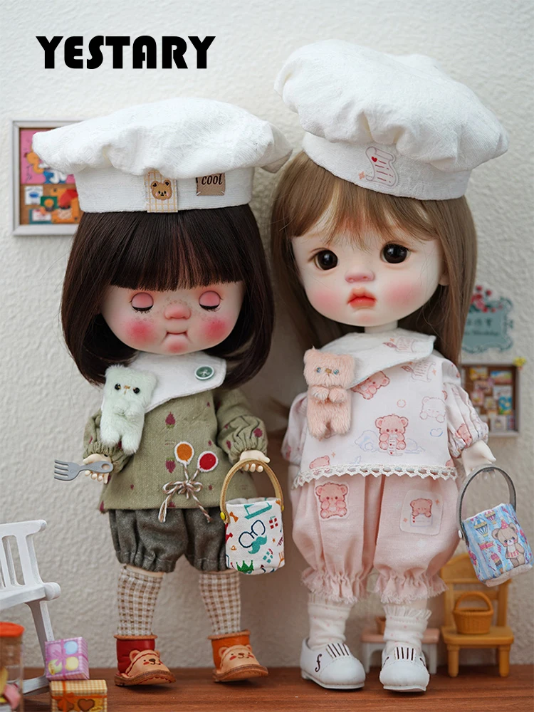 Новинка, Одежда для куклы YESTARY BJD 1/6 для кукол Qbaby Diandian Ob22 Ob24, аксессуары для кукол «сделай сам», 6 шт., набор костюмов шеф-повара, одежда Blythe
Новинка, Одежда для куклы YESTARY BJD 1/6 для кукол Qbaby Diandian Ob22 Ob24, аксессуары для кукол «сделай сам», 6 шт., набор костюмов шеф-повара, одежда Blythe