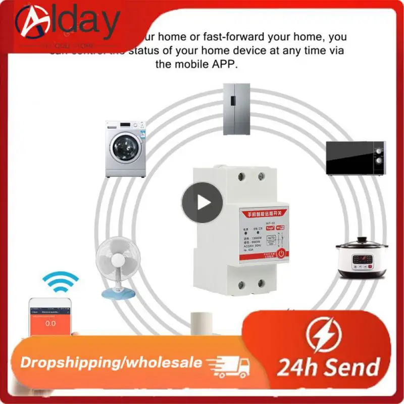 High-quality Smart Remote Meter Switch With Metering Tuya Wifi Smart Circuit Breaker Switch Remote Control Timer Smart Home
High-quality Smart Remote Meter Switch With Metering Tuya Wifi Smart Circuit Breaker Switch Remote Control Timer Smart Home