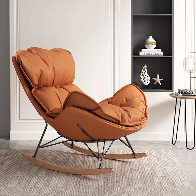 

Роскошные стулья, Современная подушка для шеи, уличное портативное кресло-качалка, Скандинавский дизайн, кресла-качалки, расслабляющая мебель для дома