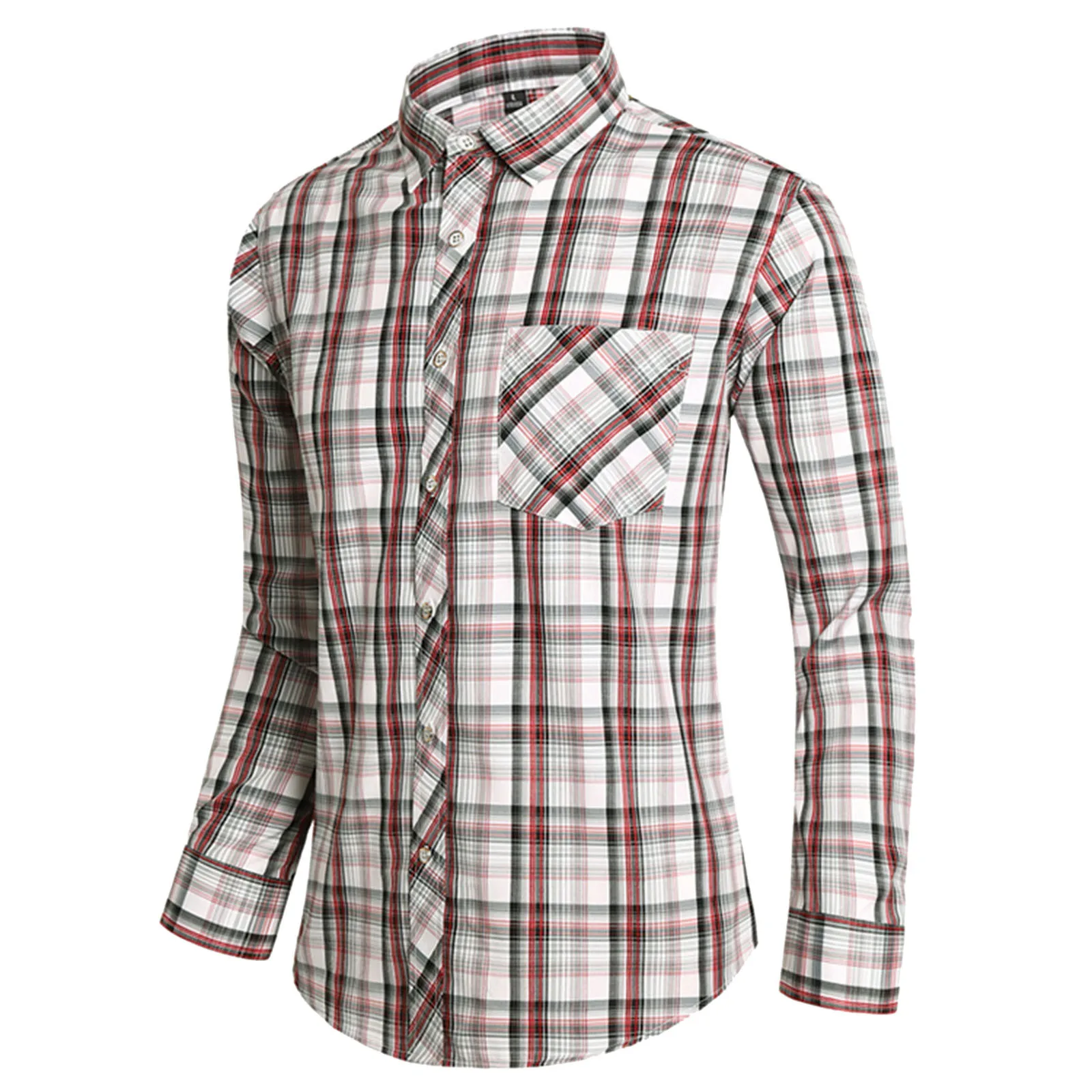Mens Fashion Casual Striped Polyester Cotton Buckle Lapel Long Sleeve Shirt Top Blouse Polyester Cotton
Mens Fashion Casual Striped Polyester Cotton Buckle Lapel Long Sleeve Shirt Top Blouse Polyester Cotton