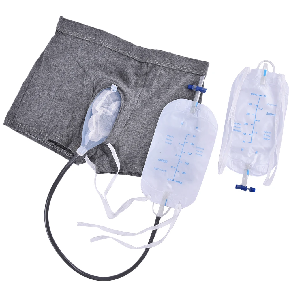 1Pc Urinal Bag Silicone Urine Funnel Pee Holder Collector With Catheter For Old Men
1Pc Urinal Bag Silicone Urine Funnel Pee Holder Collector With Catheter For Old Men