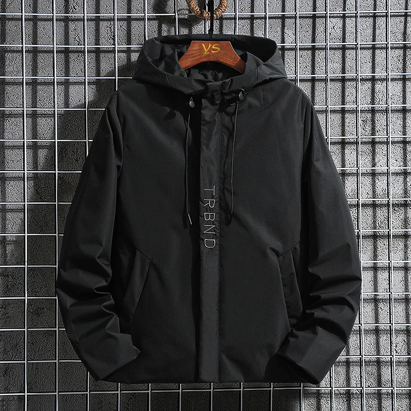 New Korean Loose Casual Men's Jacket with Hood Long Sleeve Tops Man Pockets Letter Printed Coats Outwear Solid Male Clothing
New Korean Loose Casual Men's Jacket with Hood Long Sleeve Tops Man Pockets Letter Printed Coats Outwear Solid Male Clothing