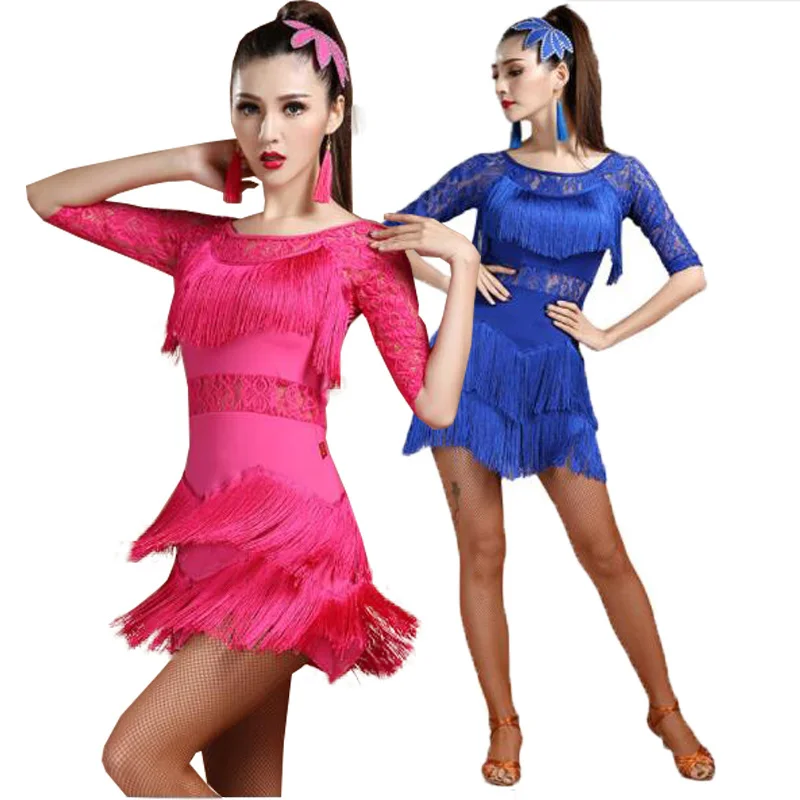 Professional Tassels Latin Dance Dress Competition Skirt for Adult women
Professional Tassels Latin Dance Dress Competition Skirt for Adult women