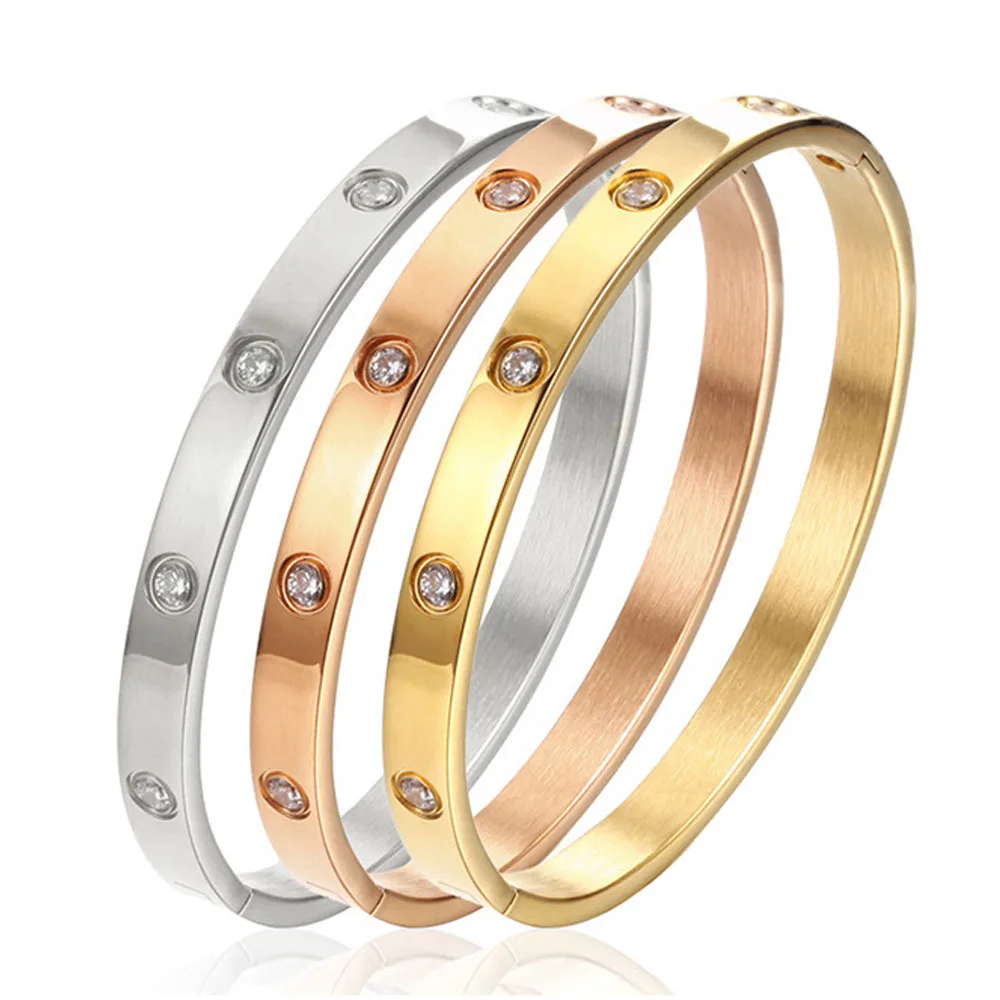 Красивые женские браслеты, браслеты из нержавеющей стали и браслеты с фианитом, золотые женские ювелирные изделия, подарки
Красивые женские браслеты, браслеты из нержавеющей стали и браслеты с фианитом, золотые женские ювелирные изделия, подарки