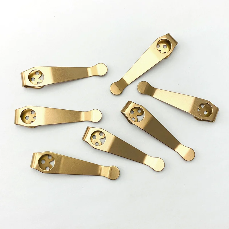 1/2pcs Rose Gold Titanium Alloy Knife Pocket Clip Wasit Back Clamp for Spyderco C81 C10 Paramilitary 2 Para3 C11 Delica Endura
1/2pcs Rose Gold Titanium Alloy Knife Pocket Clip Wasit Back Clamp for Spyderco C81 C10 Paramilitary 2 Para3 C11 Delica Endura