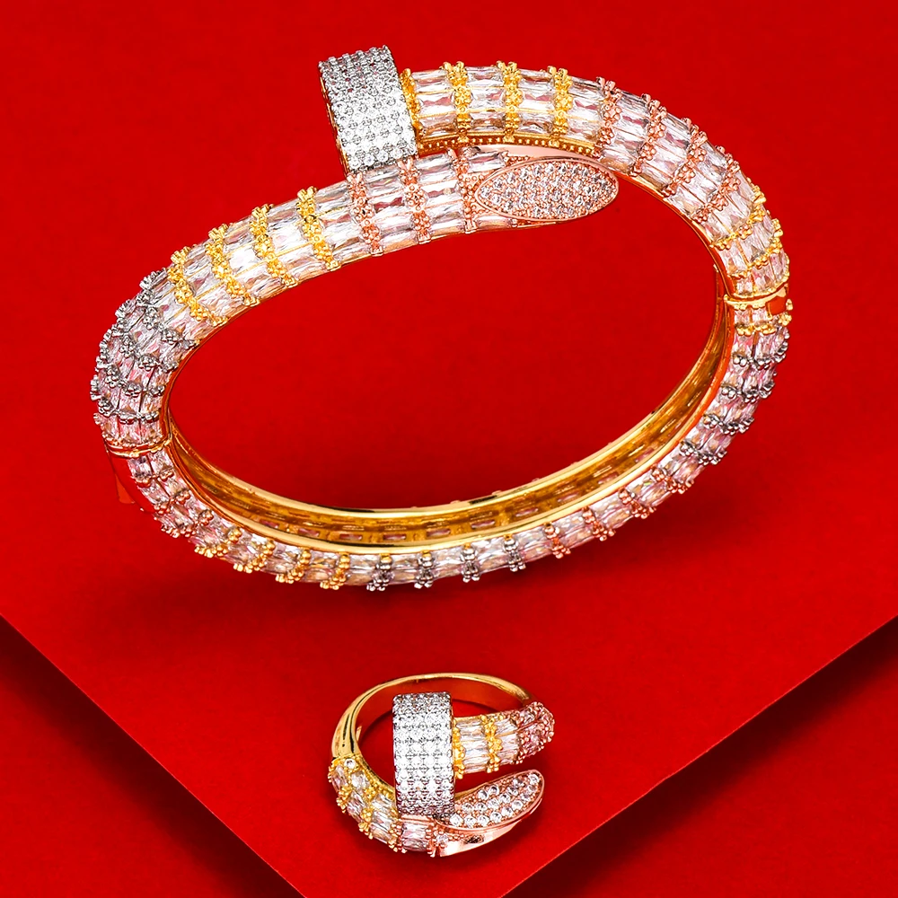 Siscathy Trendy Punk Link Saudi Arabia Bangle Ring Set Jewelry Sets For Women Indian Wedding Engagement brincos para as mulheres
Siscathy Trendy Punk Link Saudi Arabia Bangle Ring Set Jewelry Sets For Women Indian Wedding Engagement brincos para as mulheres