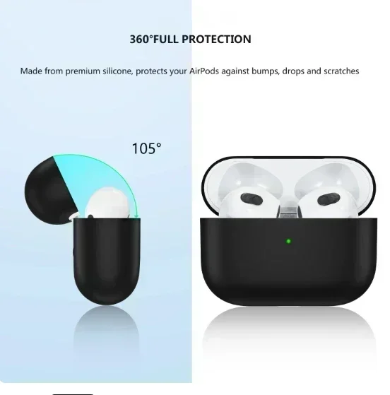 

new for airpod 3 case Silicone Soft Skin Protect Case cute Pro case for airpods 3rd generation fund for Airpods Pro 2 3 Cover