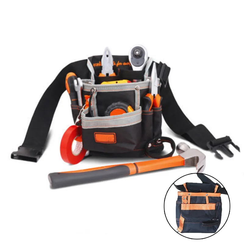 Pouch Belt Waist Bag 7 Pocket Holster Storage Holder Electrician Tools Bag Oxford Cloth Accessories Power Parts Replacement
Pouch Belt Waist Bag 7 Pocket Holster Storage Holder Electrician Tools Bag Oxford Cloth Accessories Power Parts Replacement