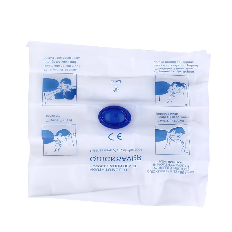 1pcs Disposable Mouth To Mouth CPR Breathing Mask Breathing Mask Breathing Respirator CPR Mask Emergency One-way Valve 
1pcs Disposable Mouth To Mouth CPR Breathing Mask Breathing Mask Breathing Respirator CPR Mask Emergency One-way Valve