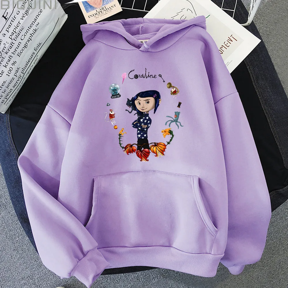 Coraline Hoodies Be Careful What You Wish Movie Graphic Sweatshirt Harajuku Men Streetwear WomenTops Fall Winner Y2k Clothes
Coraline Hoodies Be Careful What You Wish Movie Graphic Sweatshirt Harajuku Men Streetwear WomenTops Fall Winner Y2k Clothes