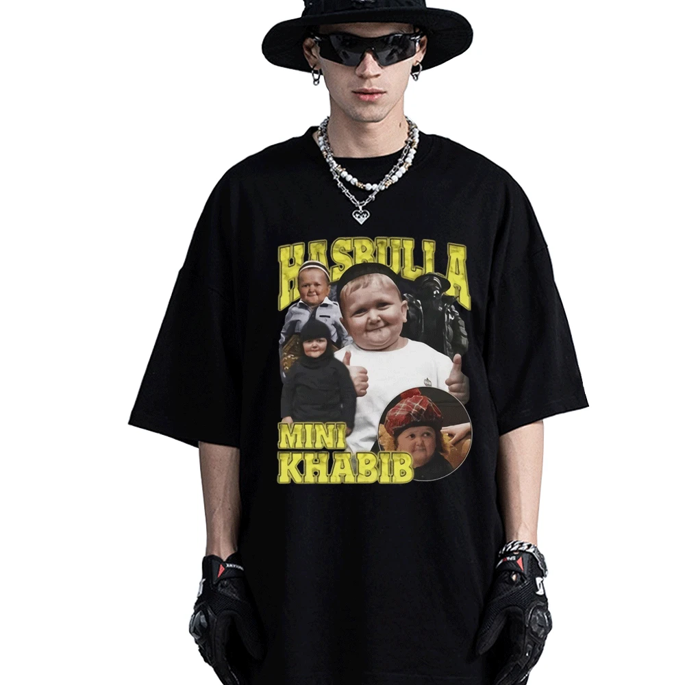Hasbulla Fighting Meme T Shirt Women Men Summer Cotton O-Neck Print T-shirt Oversize Streetwear Tshirts Girls Boys Fan Gift Tops
Hasbulla Fighting Meme T Shirt Women Men Summer Cotton O-Neck Print T-shirt Oversize Streetwear Tshirts Girls Boys Fan Gift Tops