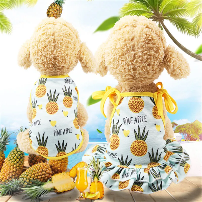 Pet Dog Clothes Beach Couples Summer Dog Dress for Small Dogs Clothing Breathable Fruit Dress Skirt Pet Vest Chihuahua Yorkie
Pet Dog Clothes Beach Couples Summer Dog Dress for Small Dogs Clothing Breathable Fruit Dress Skirt Pet Vest Chihuahua Yorkie