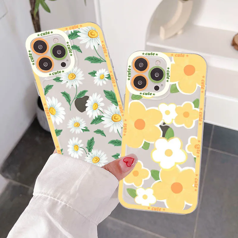 Fashion Colorful Flowers Daisy Phone Case for iPhone 11 12 13 Mini Pro Max 14 Pro Max Case shell
Fashion Colorful Flowers Daisy Phone Case for iPhone 11 12 13 Mini Pro Max 14 Pro Max Case shell