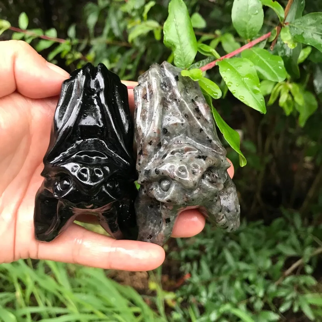 1PC Natural Crystal Bat Carving Hand Carved High Quality Flashing Crystals Beautiful Gemstone for Home Decoration Collection
1PC Natural Crystal Bat Carving Hand Carved High Quality Flashing Crystals Beautiful Gemstone for Home Decoration Collection