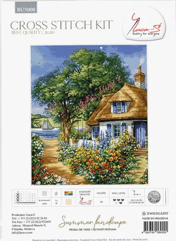 Luca S BU500 Summer Cabin 54-62 embroidery kits, cross stitch kits,cotton frabric DIY homefun embroidery
Luca S BU500 Summer Cabin 54-62 embroidery kits, cross stitch kits,cotton frabric DIY homefun embroidery