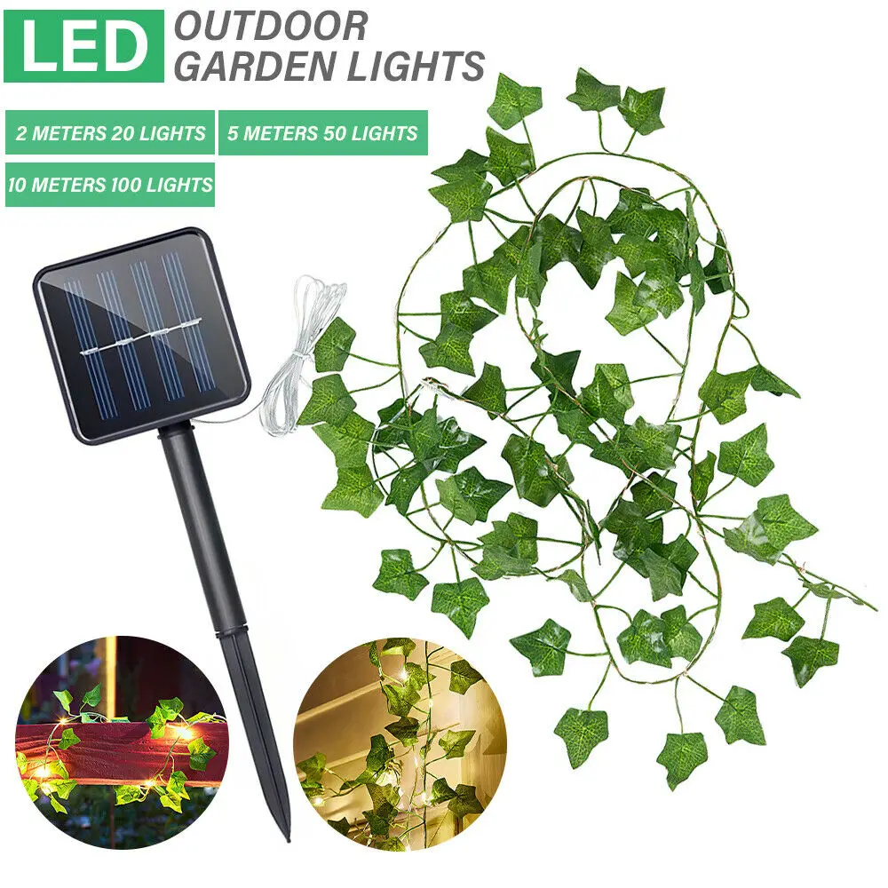 10m/100LED String Light Leaves Fairy String Light 8 Modes Waterproof Outdoor Solar Powered Garland String Lights Home Decoration
10m/100LED String Light Leaves Fairy String Light 8 Modes Waterproof Outdoor Solar Powered Garland String Lights Home Decoration