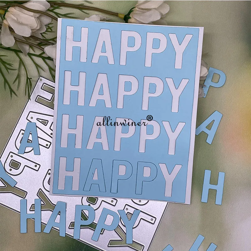 Happy letter frame DIY Craft Metal Cutting Die Scrapbook Embossed Paper Card Album Craft Template Stencil Dies
Happy letter frame DIY Craft Metal Cutting Die Scrapbook Embossed Paper Card Album Craft Template Stencil Dies