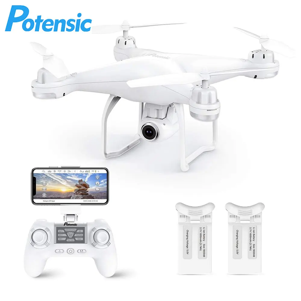 

Potensic T25 Professional GPS Drone RC Wifi FPV Helicopters with 1080P Camera Auto Return Altitude Hold RC Quadcopter Aircraft