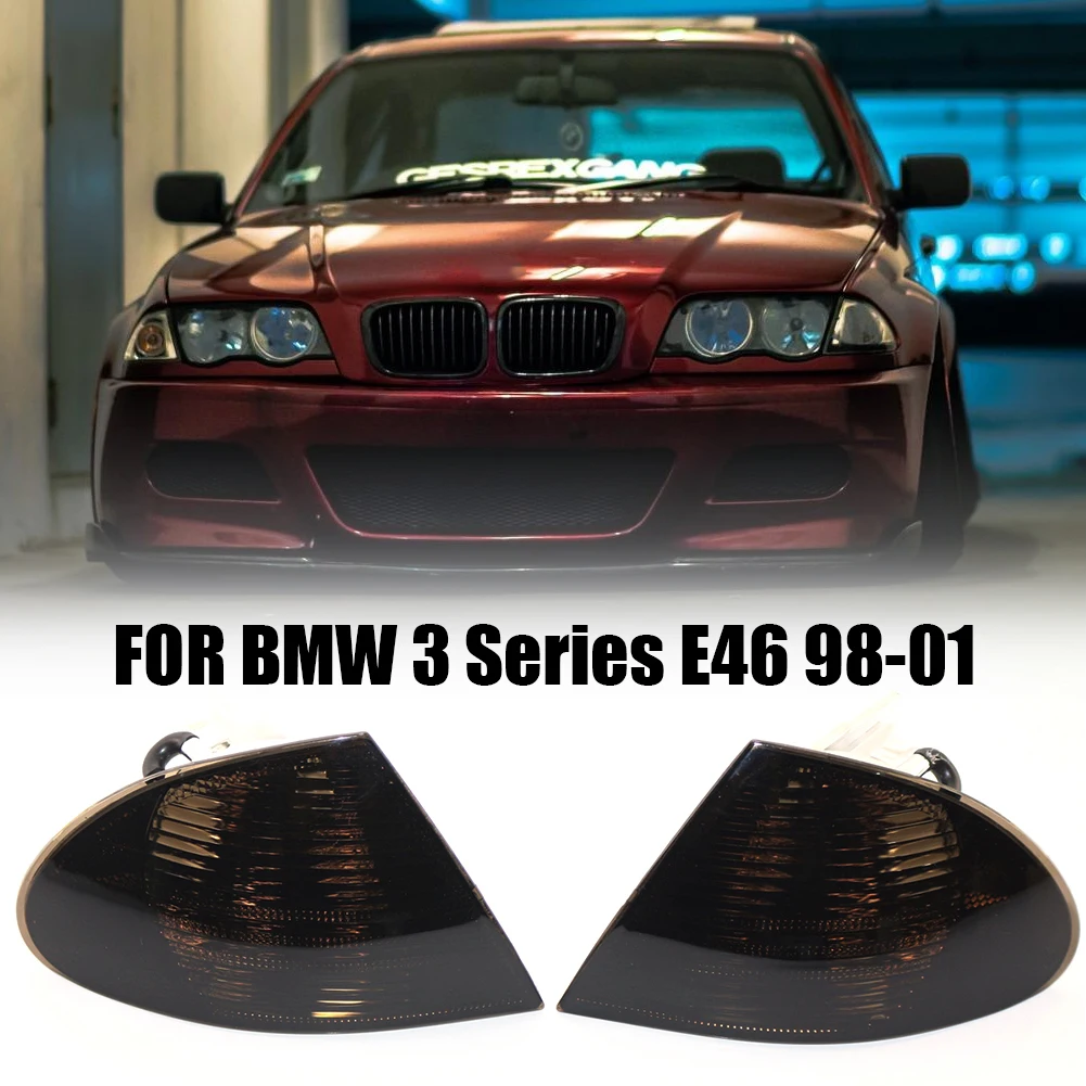 2Pcs Car Styling Corner Light Parking Lamps Corner Lights Turn Signals With Smoked Lens No Bulbs For BMW E46 Sedan 1998-2001
2Pcs Car Styling Corner Light Parking Lamps Corner Lights Turn Signals With Smoked Lens No Bulbs For BMW E46 Sedan 1998-2001
