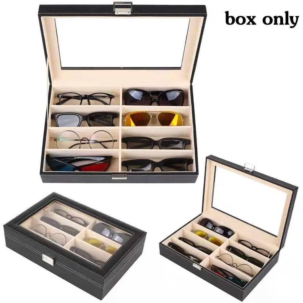 Retro Wooden 8 Grid Glasses Storage Box Sunglasses Glasses Display Storage Rack Gift Box Pu Leather Jewelry Rack Series
Retro Wooden 8 Grid Glasses Storage Box Sunglasses Glasses Display Storage Rack Gift Box Pu Leather Jewelry Rack Series