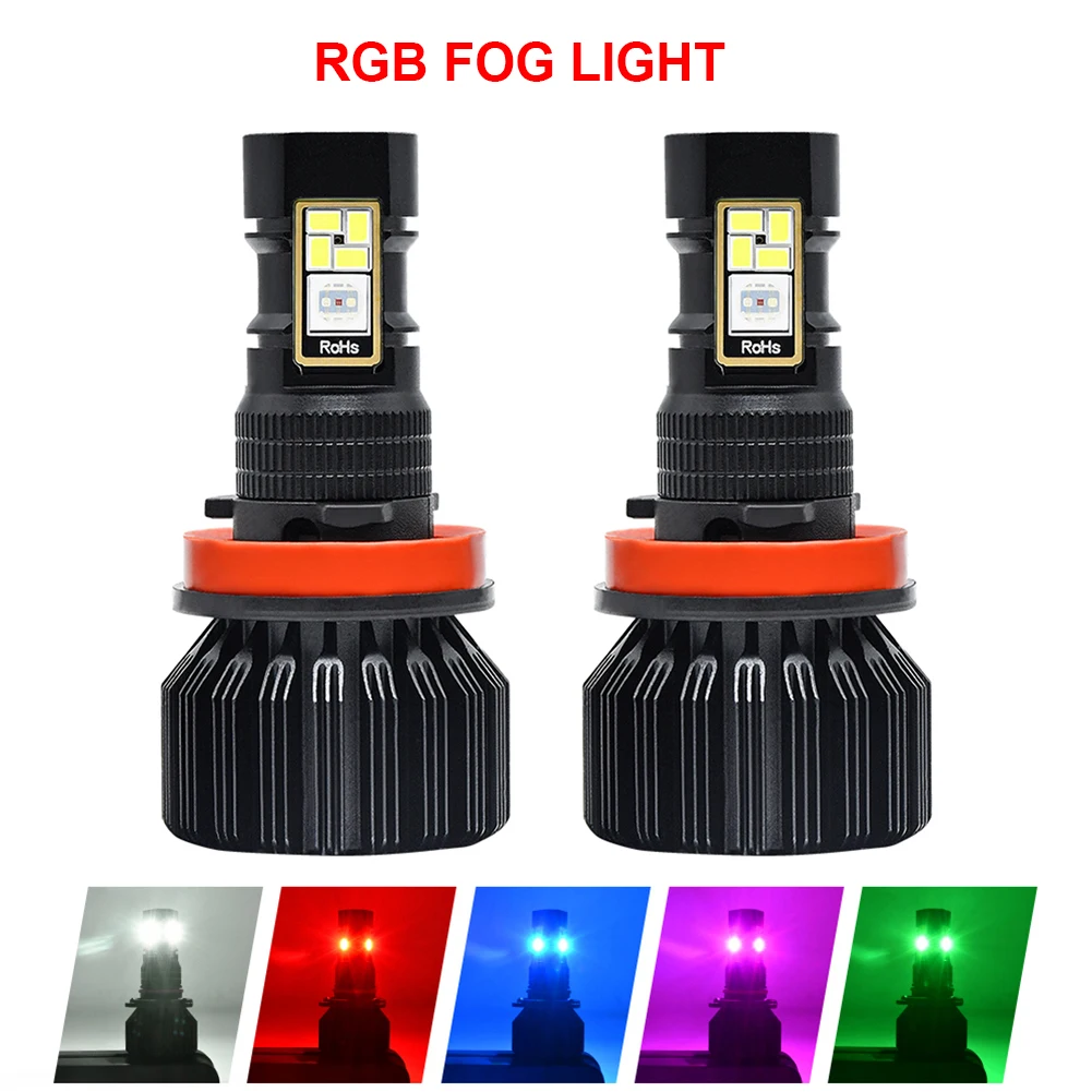 Универсальная лампа для фар головного света H8/H9/H11/H10/9005/9006, цвет RGB, освещение, управление через приложение, 9-16 В
Универсальная лампа для фар головного света H8/H9/H11/H10/9005/9006, цвет RGB, освещение, управление через приложение, 9-16 В