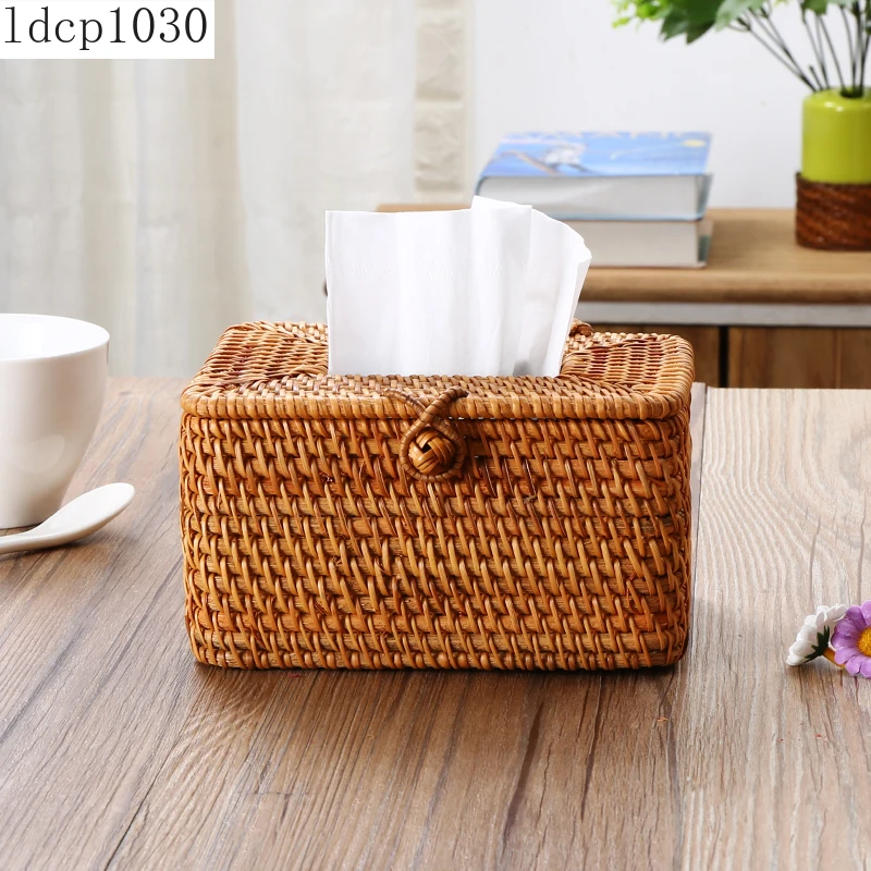 Rattan Handmade Tissue Box Living Room Dining Room Storage Box Desktop Square Tissue Cover Paper Tube Retro Home Decoration
Rattan Handmade Tissue Box Living Room Dining Room Storage Box Desktop Square Tissue Cover Paper Tube Retro Home Decoration