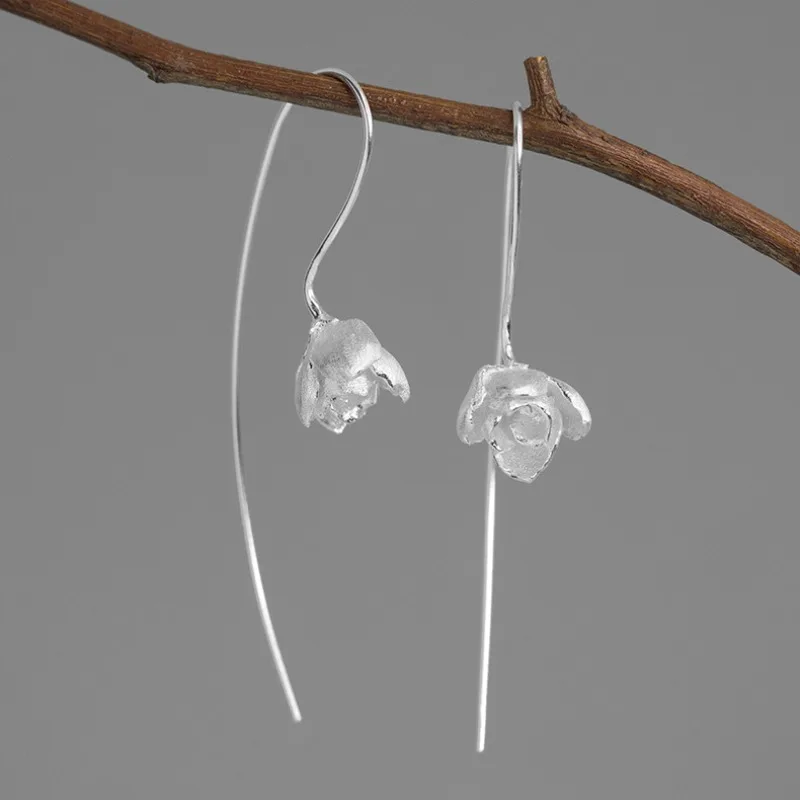 INATURE Fashion Elegant 925 Sterling Silver Jasmine Flower Drop Earrings for Women
INATURE Fashion Elegant 925 Sterling Silver Jasmine Flower Drop Earrings for Women