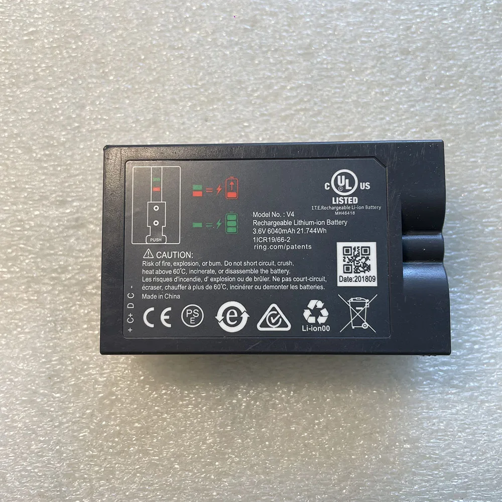 Кольцевая перезаряжаемая батарея, подходит для кольцевого видеозвонка 2, камера дверного вида, Видеозвонок 3 Plus RVD 3 Plus v4 батарея
Кольцевая перезаряжаемая батарея, подходит для кольцевого видеозвонка 2, камера дверного вида, Видеозвонок 3 Plus RVD 3 Plus v4 батарея