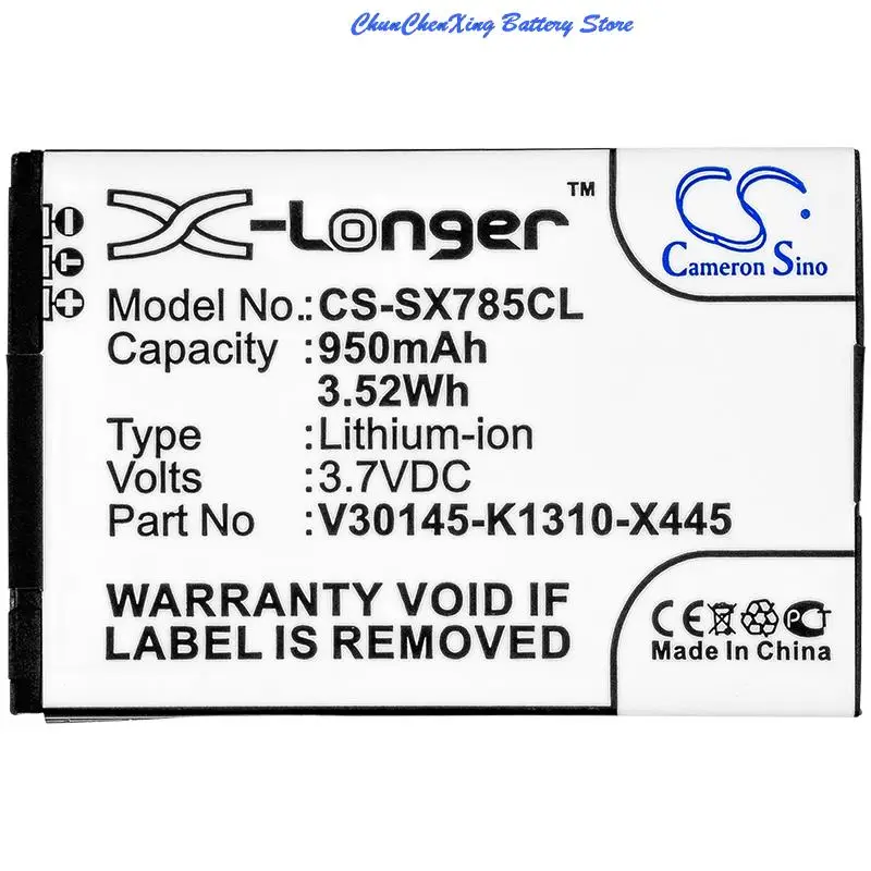 

Cameron Sino 830mAh/950mAh Battery for Unify SL4,SL5,WL3, For Siemens Gigaset SL78H,SL780,SL785,SL788,SL400,SL400A,SL400H