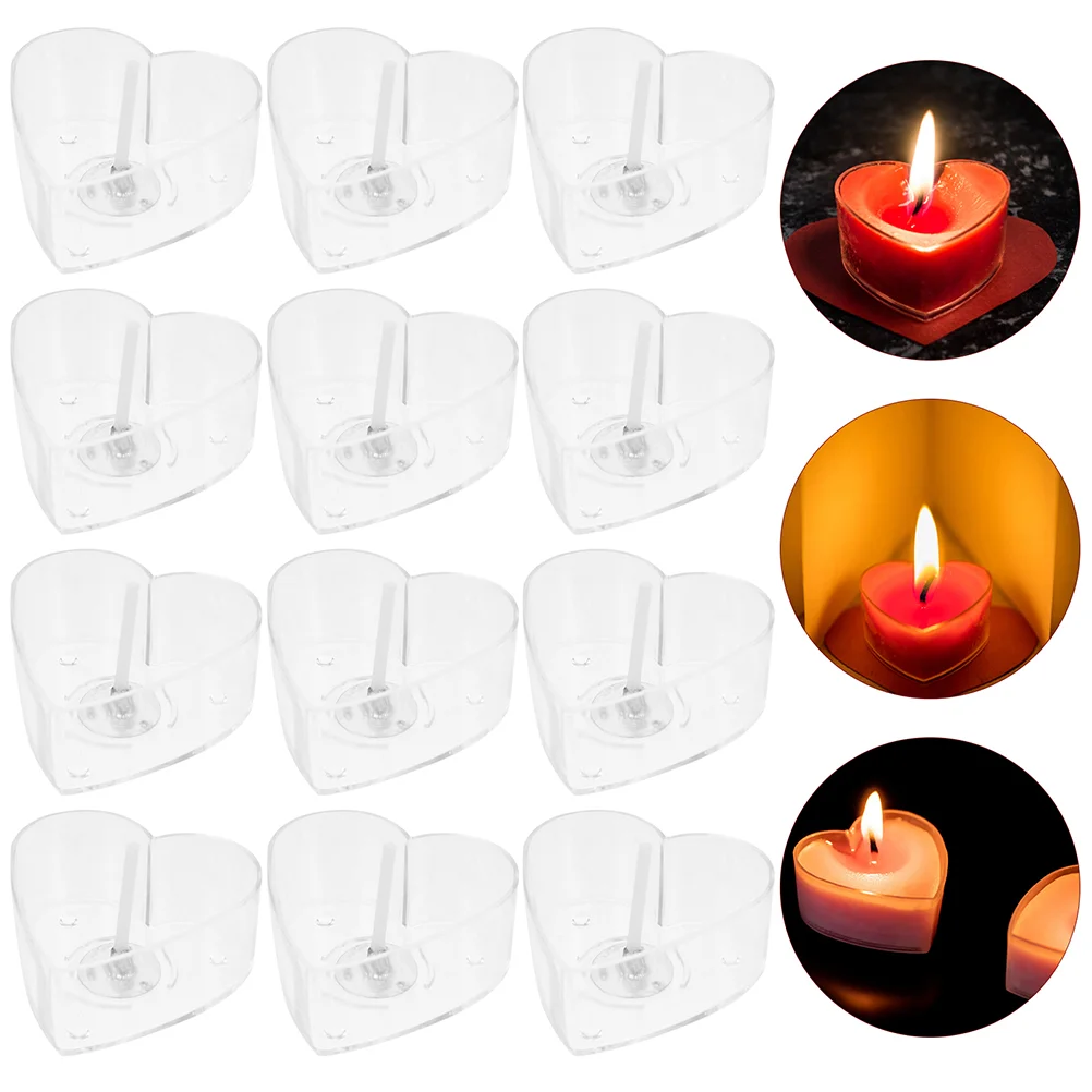 Accessories Wicks Candlemaking Plastic Holders Mold Clear Jars Wax Container Heart-shaped
Accessories Wicks Candlemaking Plastic Holders Mold Clear Jars Wax Container Heart-shaped