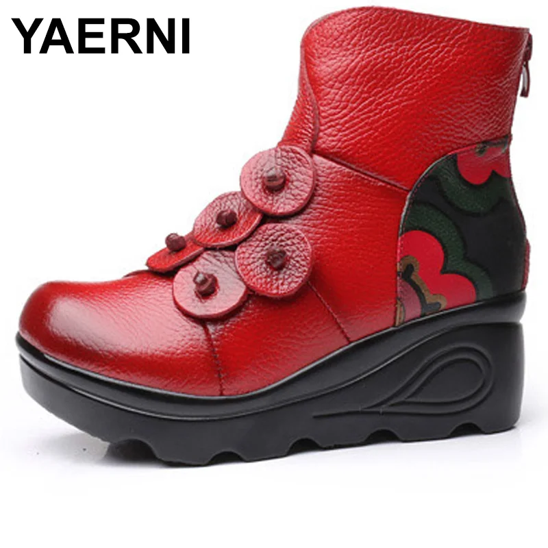 2024 Handmade Flower Women Boots Round Toes Genuine Leather Ankle Boots Wedges Shoes Vintage Boot
2024 Handmade Flower Women Boots Round Toes Genuine Leather Ankle Boots Wedges Shoes Vintage Boot