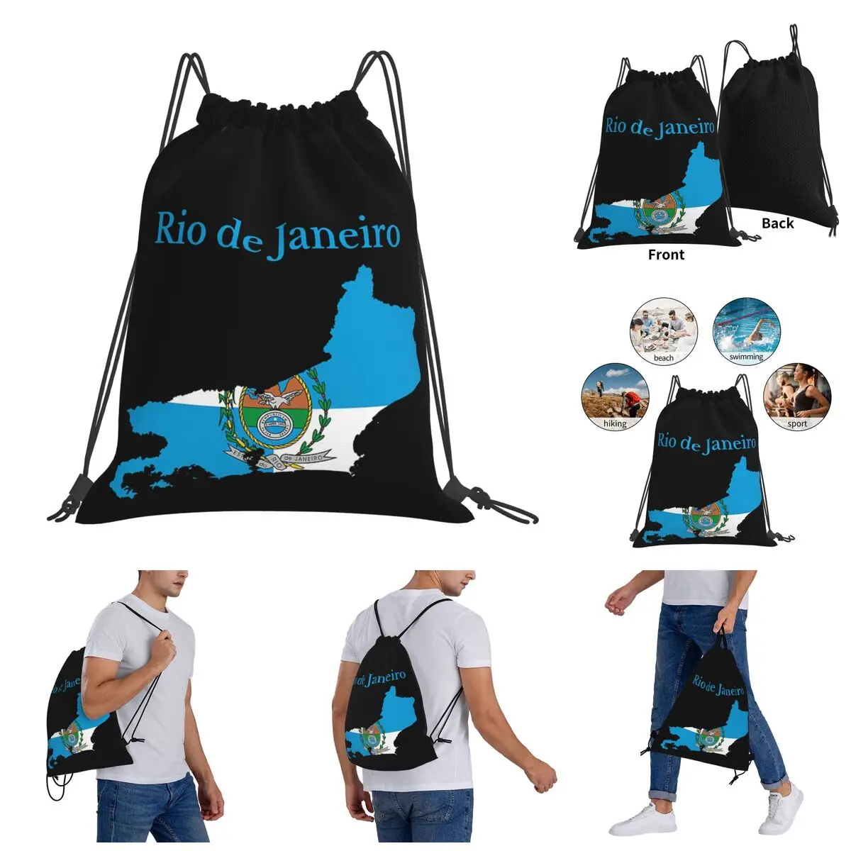 Rio De Janeiro State Map Flag Brazil Drawstring Bags Gym Bag Graphic Vintage Backpack Humor Graphic Blanket roll
Rio De Janeiro State Map Flag Brazil Drawstring Bags Gym Bag Graphic Vintage Backpack Humor Graphic Blanket roll
