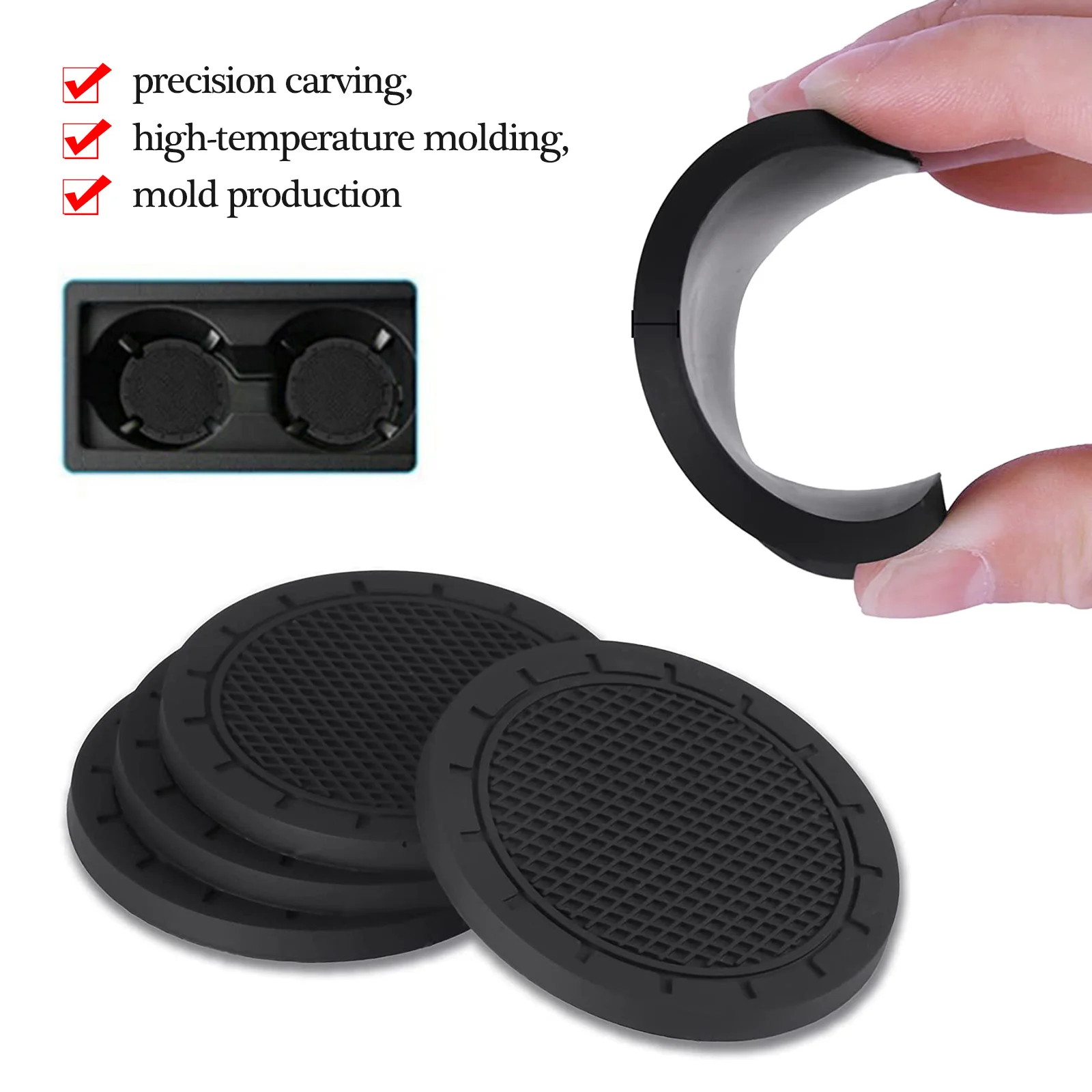 Car Cup Holder Coasters-Premium PVC Car Coasters Universal Cup Holder Insert Coaster Car Interior Accessories Anti Slip Cup
Car Cup Holder Coasters-Premium PVC Car Coasters Universal Cup Holder Insert Coaster Car Interior Accessories Anti Slip Cup