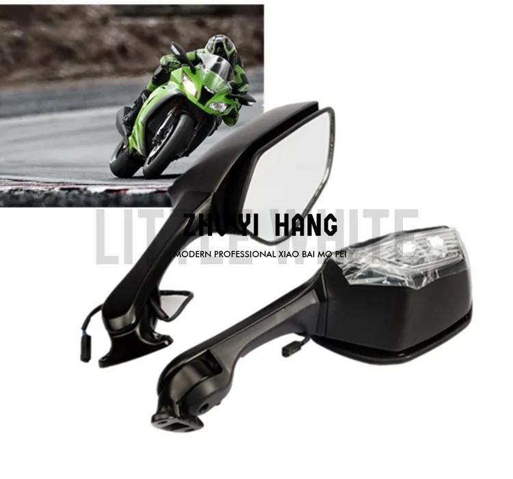 Motorcycle Rearview Mirrors LED Side mirror Fit For Kawasaki Ninja ZX10R ZX 10R 2011-2015
Motorcycle Rearview Mirrors LED Side mirror Fit For Kawasaki Ninja ZX10R ZX 10R 2011-2015